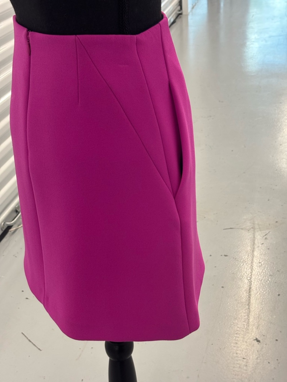 Diane Von Furstenberg Fuchsia Open-Front Blazer Skirt Set - Picture 6 of 16